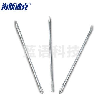 海斯迪克 HKLY-7 打包针 缝口麻绳编织袋封包针 大号钢针粗麻袋针 封口针穿绳针 2.8mm*17cm弯（20根/组）2组装