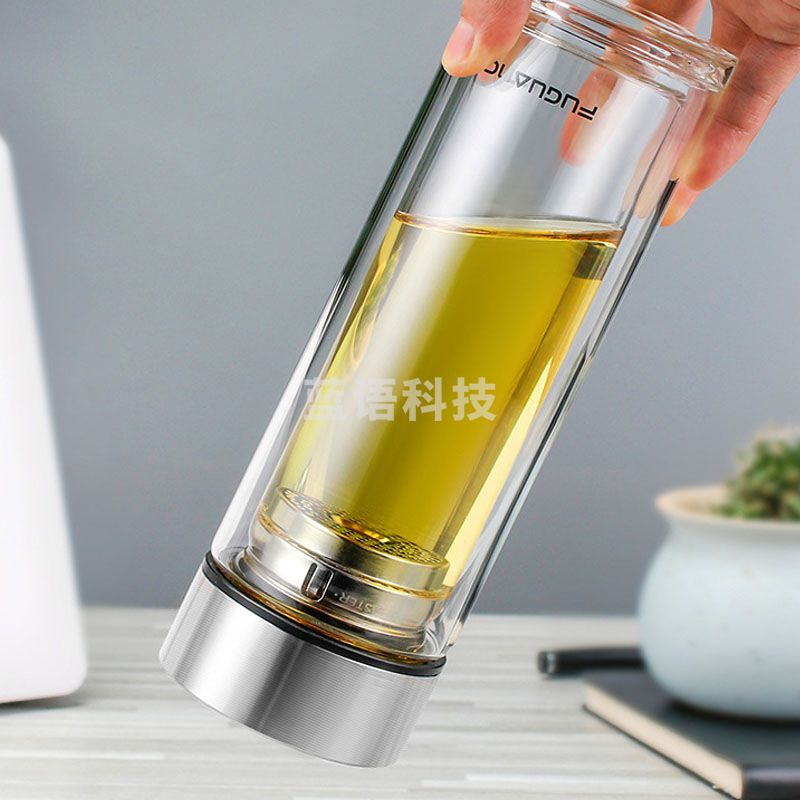 富光 458ml红森林玻璃杯 高硼硅玻璃不带茶隔 单层平角458ml