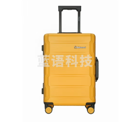 Diplomat外交官细铝框拉杆箱旅行箱行李箱男女密码箱TC-26023黄色24英寸