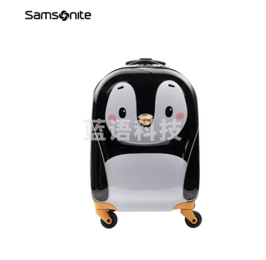 新秀丽（Samsonite）行李箱23年上新儿童旅行登机箱时尚萌趣U22*19121企鹅16英寸