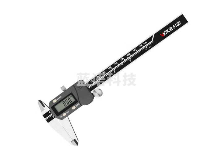 胜利仪器（VICTOR）游标卡尺 高精度电子数显 不锈钢带表卡尺 0-150mm测量 VC5150