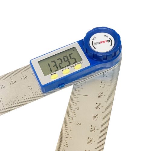 良测电子数显角度尺高精度万用能尺多功能木工量角器角度测直角尺 良测数显角度尺