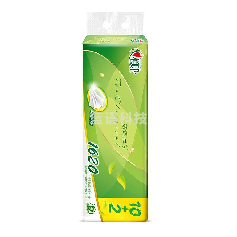 心相印 卷纸BT2812 4层12卷/提(135g/卷) 茶语丝享卷纸卫生纸