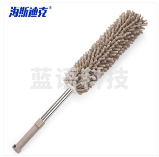 海斯迪克 HZL-36 雪尼尔除尘掸 可伸缩除尘掸汽车扫灰清洁工具 卡其色