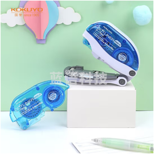 国誉(KOKUYO)点点胶学生办公夹纸式双面胶带 替换芯1个 TA-D4200-08