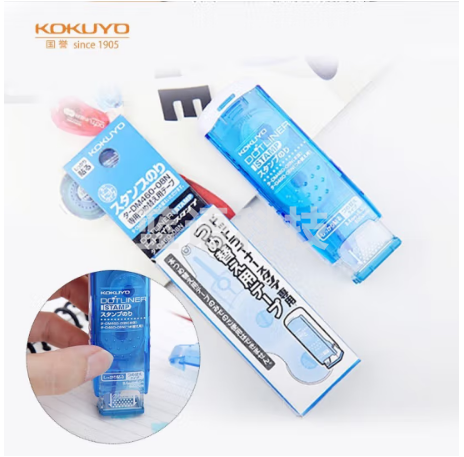 国誉(KOKUYO)进口印章式点点胶点状双面胶带替换芯 8.4mm*6.5m替芯1个 TA-D460-08