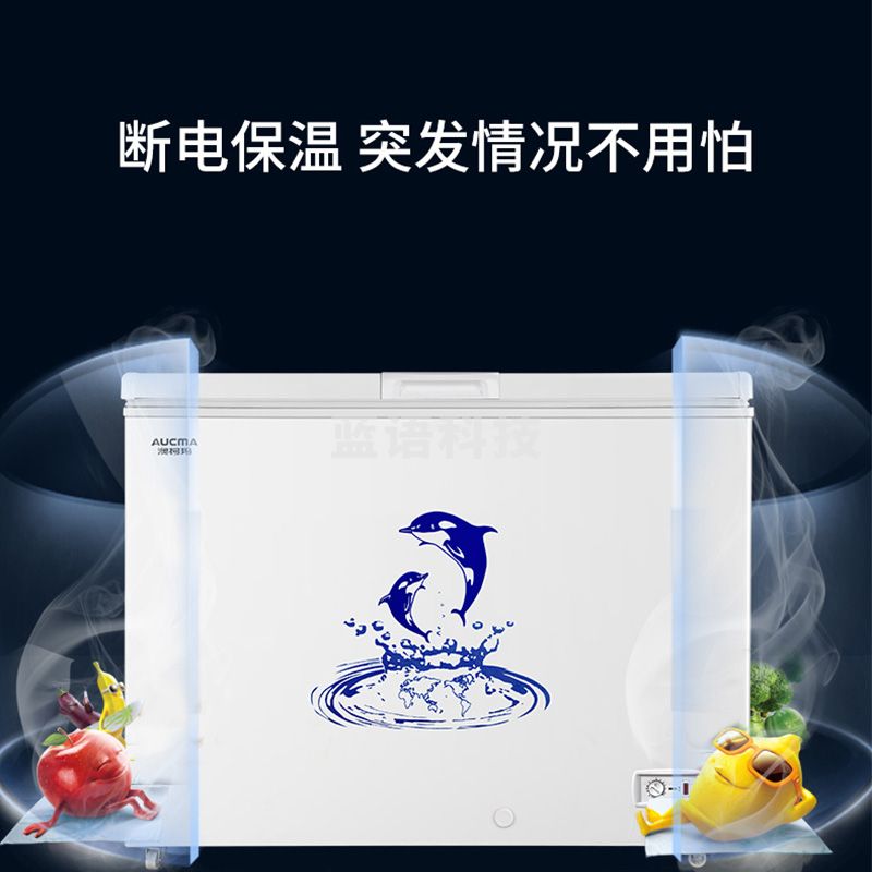 澳柯玛(AUCMA)323升卧式家用商用大容量冰柜 冷藏冷冻转换冷柜 单箱变温顶开冰箱 BC/BD-323NE