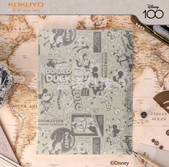 国誉(KOKUYO)迪士尼联名百年奇遇系列A4文件夹资料收纳册/40页 WSG-CB6M40-1