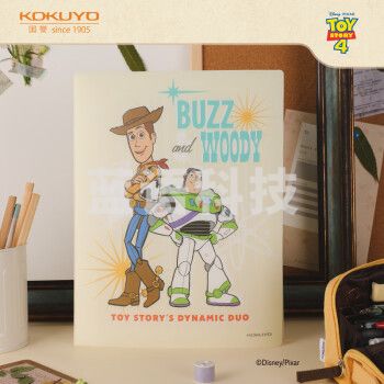 国誉(KOKUYO)迪士尼1皮克斯玩具总动员系列A4文件夹资料收纳册/40页 WSG-CB6M40-3