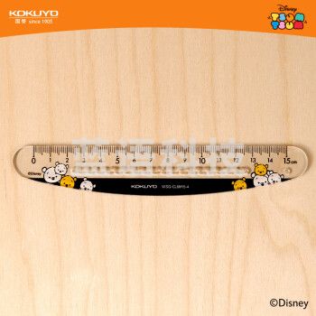 国誉(KOKUYO)迪士尼15cm波浪弯弯尺透明刻度安全无尖角划线便捷 奇妙对对碰 WSG-CL6M15-4