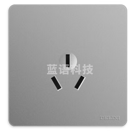 德力西(DELIXI)开关插座面板 CD821系列 16A三孔空调插座 星辉银大板