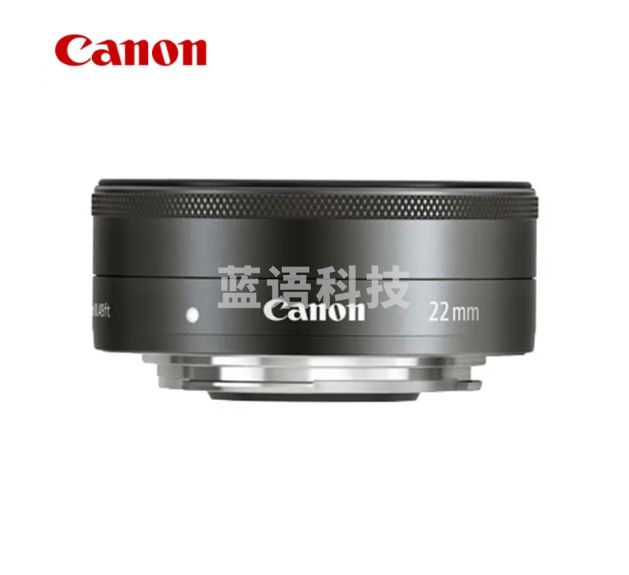 佳能（Canon） 饼干头 ef-m 22mm f2 STM小痰盂大光圈人像m50 m6二代m200微单镜头 黑色 定焦