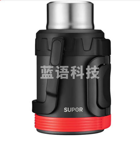 苏泊尔（SUPOR） 旅行保温壶户外便携大容量水壶304不锈钢真空保温瓶车载家用暖瓶 夜幕黑-3.0L