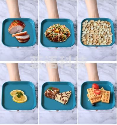 果皮盘子塑料小吃盘子