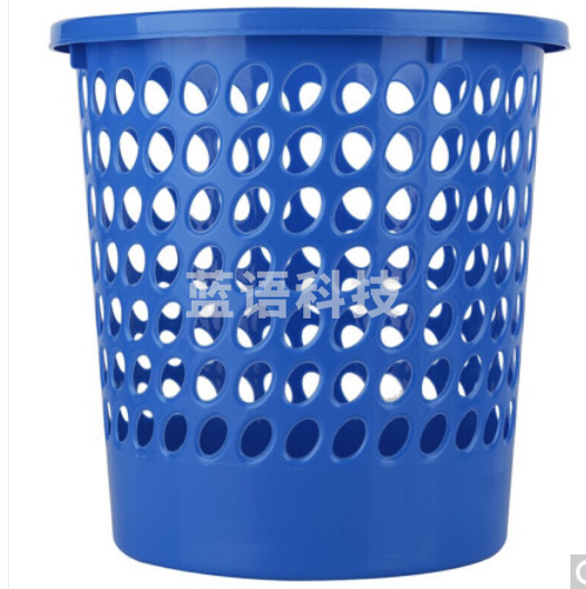 得力(deli)厨房 卫生间 客厅 餐厅 废纸篓 9556(蓝)(1只) 5个起售