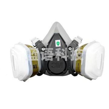 3M 6200+5N11+501+6006 6200+6006呼吸防护七件套装 灰黑色
