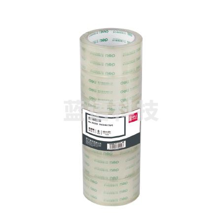 得力30173封箱胶带45mm*60y*50um(6卷/筒)