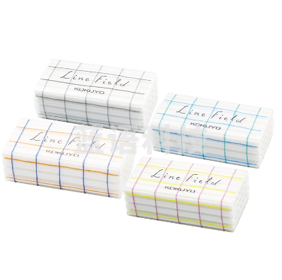 国誉 格子印象多孔橡皮 (混色) WSG-ERL1 20块/盒