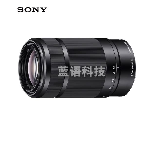 索尼（SONY）E 55-210mm F/4.5-6.3 OSS APS-C画幅远摄大变焦微单相机镜头 黑色E卡口  SEL55210
