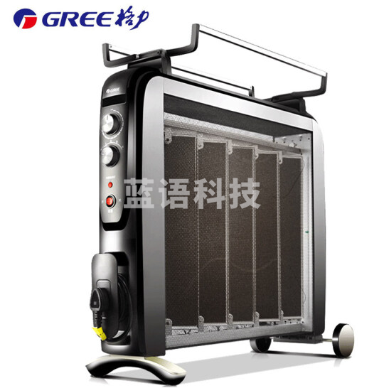 格力（GREE）NDYC-25C-WG 电暖器6秒速热电热膜电暖气家用取暖器大面积烤火炉宝宝防烫