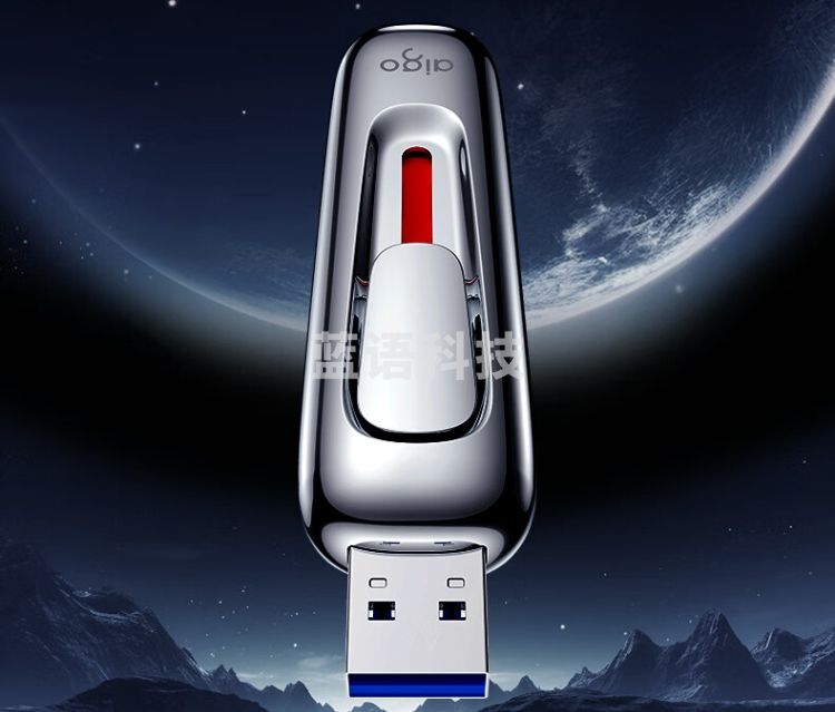 爱国者（aigo）1T USB3.2 Type-C双接口 高速固态U盘Z398Pro 银色 读速1070MB/s 大容量手机电脑两用优盘