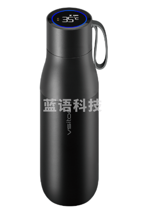 荣耀唯思图不锈钢智能保温杯 黑色