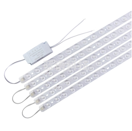 居多彩 LED模组灯条一拖四 32W 白光 长度400mm吸顶灯光源 磁吸式安装