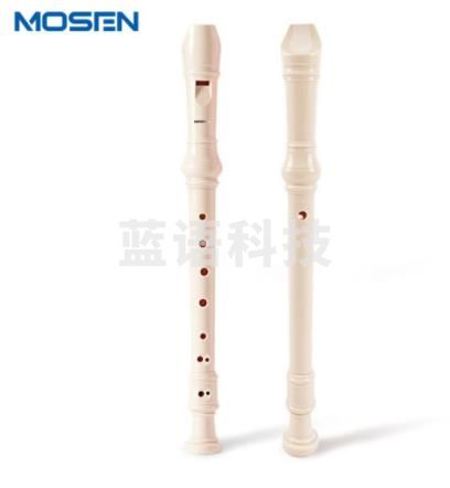 莫森(mosen)MS-35KG竖笛 8孔德式 高音C调竖笛 初学笛子经典款 白色