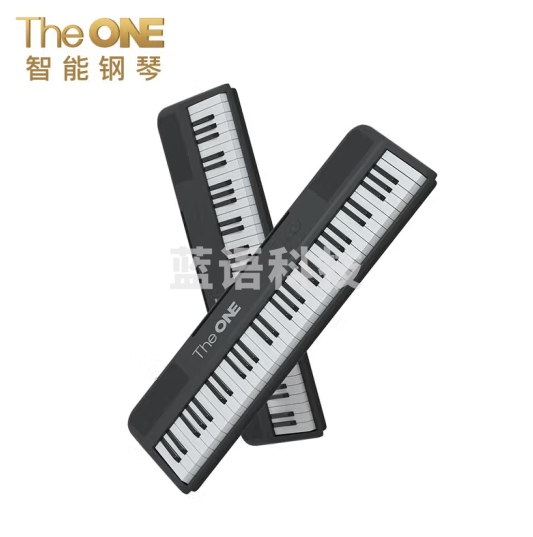 壹枱（The ONE）智能电子琴61键 蓝牙便携初学入门乐器 小花琴COLOR 黑色