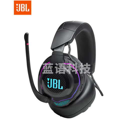 JBL Quantum 910 量子风暴无线降噪游戏耳机 专业电竞耳麦 环绕音效 黑色