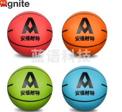 安格耐特F1330_纯色橡胶弹力球6cm(混色)(个)