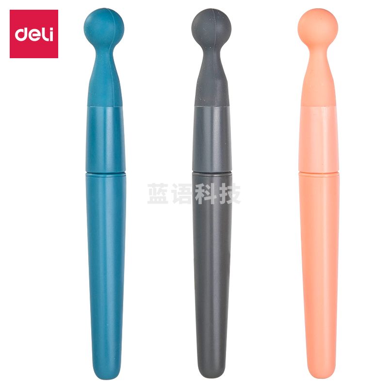 得力A33学生中性笔0.5mm子弹头(黑)