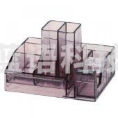 齐心B2250 办公用品 多功能时尚笔座 办公笔筒