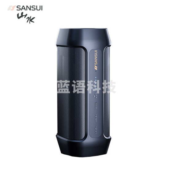 山水（SANSUI）D28 无线蓝牙音箱 低音炮  便携式家用小音响 黑色