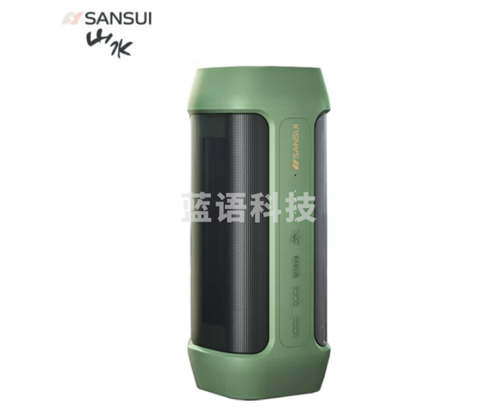 山水（SANSUI）D28 无线蓝牙音箱 低音炮  便携式家用小音响 绿色