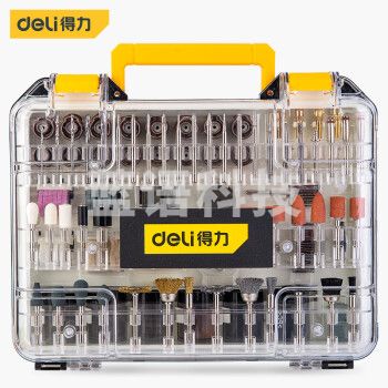 得力（deli）DL6397 357件套插电式电磨机 打磨抛光雕刻手工