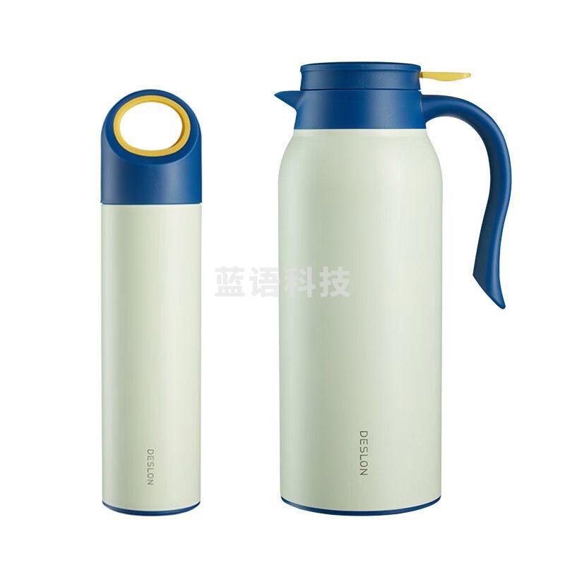 德世朗DZX-TZ036A水壶1500ml+水杯480ml套装 304不锈钢（套）