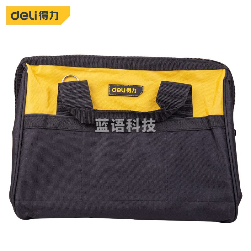 得力DL-P2 工具包防水涤纶布包多功能收纳包单肩手提包加厚电工工具包袋16英寸