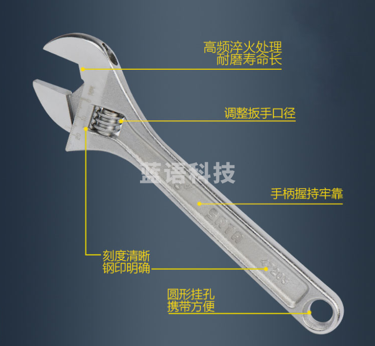 世达47207 活动扳手（计价单位：把）