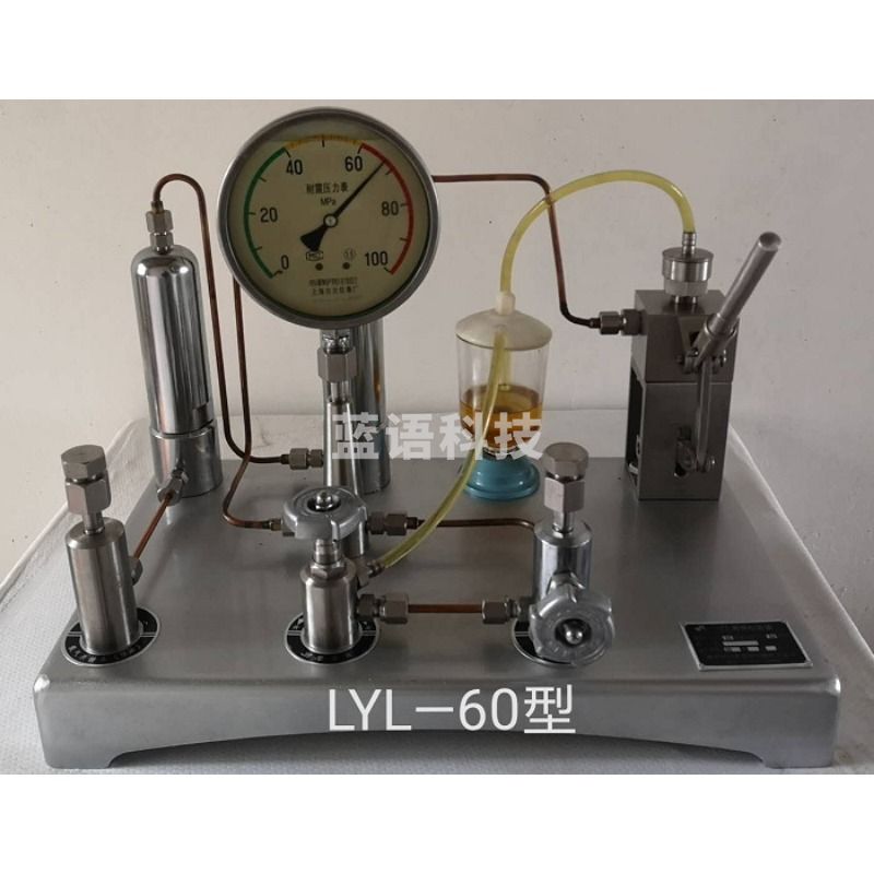 惠利得 适用于压力 氧气表两用校验仪 、液压效验仪 LYL-40/LYL -60型可 不锈钢色 LYL-60 教学仪器