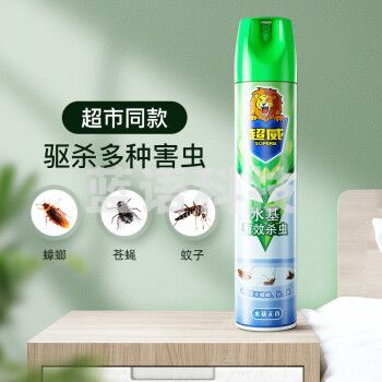 超威 杀虫剂喷雾蟑螂药苍蝇药蚊子药杀虫气雾剂500ml水基无香