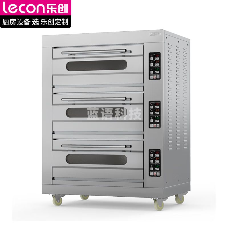 乐创（lecon）商用烤箱三层六盘蛋糕面包披萨烘炉烤炉大容量商用电烤箱 EB-J6D-Z（380V）