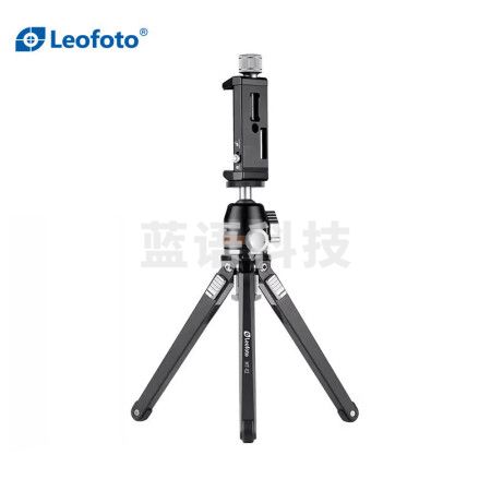 徕图(Leofoto)MT-02+MBH-19+PC-90 独立三档调节金属摄影EDC桌面三脚架