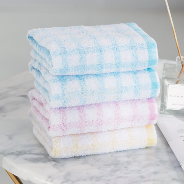 洁丽雅 纯棉毛巾 6636 成人柔软 吸水洗脸面巾 颜色随机