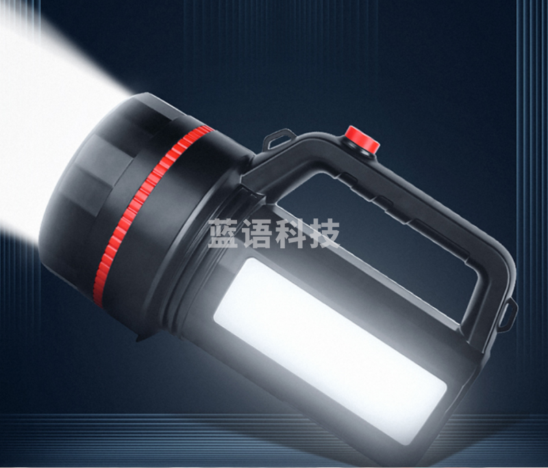 久量（DP）DP-7318B 手电筒强光超亮远射四档多功能LED家用户外灯可充电便携应急防身探照灯