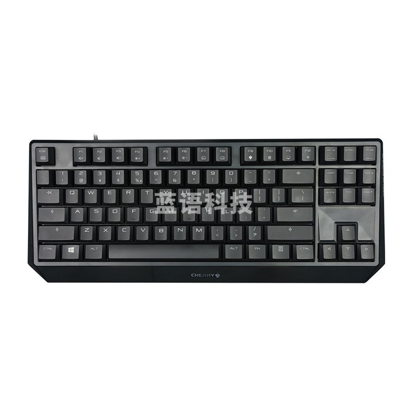 樱桃（Cherry）MX1.0 TKL G80-3811LYAEU-2 机械键盘 有线键盘 87键背光机械键盘 黑色 红轴
