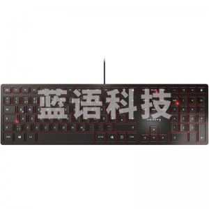 樱桃Cherry KC6000 超薄有线键盘 黑色