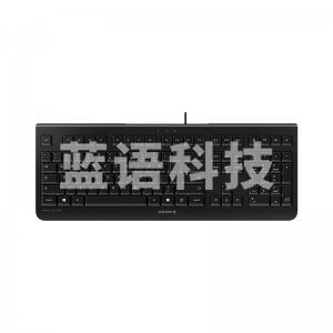 樱桃（CHERRY）KC1000有线键盘轻音办公商务家用键盘 黑色