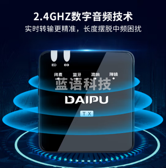 戴浦（DAIPU）无线领夹麦克风 话筒麦 降噪发音设备DP-L18B