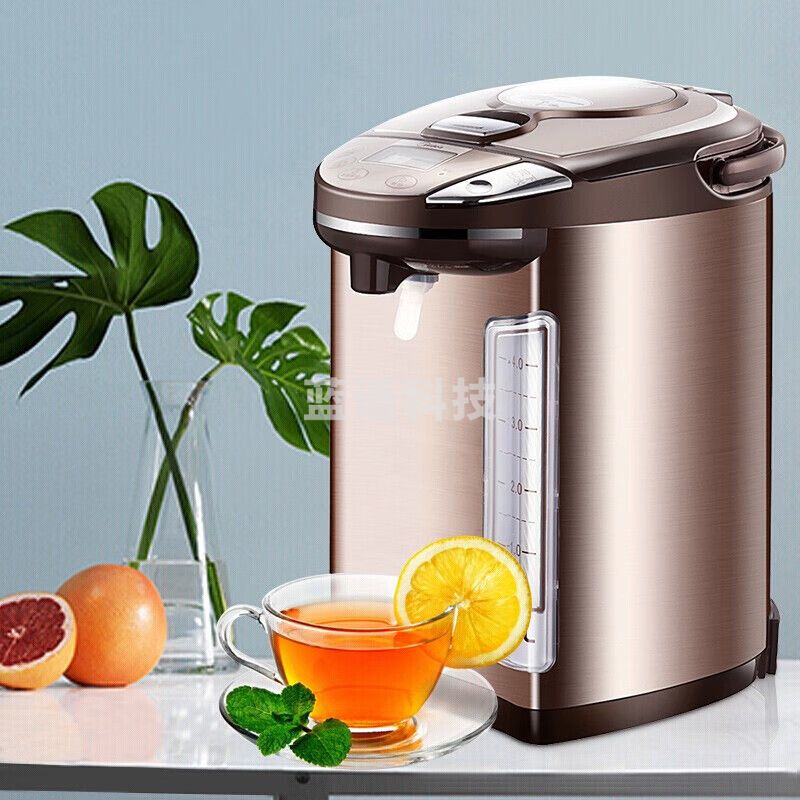 美的（Midea）电热水瓶热水壶电水壶304不锈钢净甜家用热水瓶暖水瓶多段控温恒温保温5L大容量烧水壶704C-50G